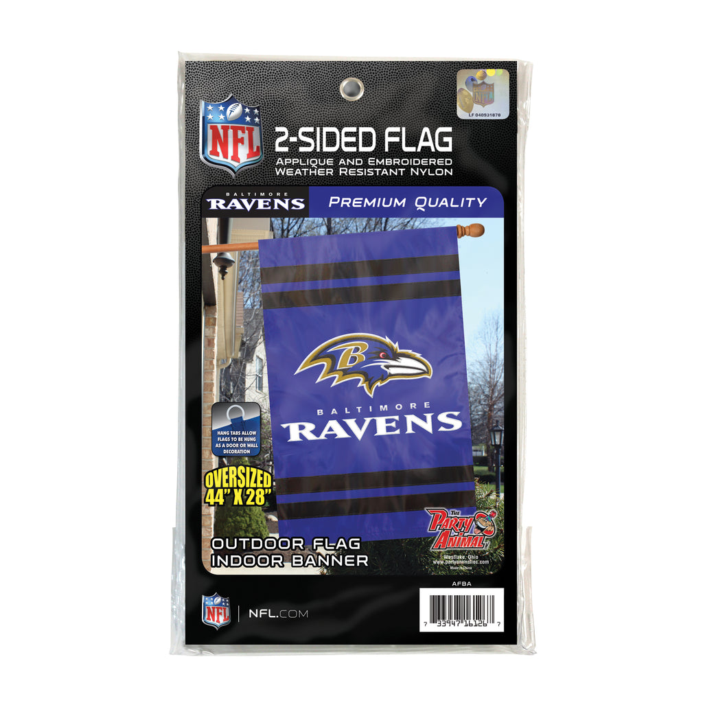 Baltimore Ravens Applique Banner Flag
