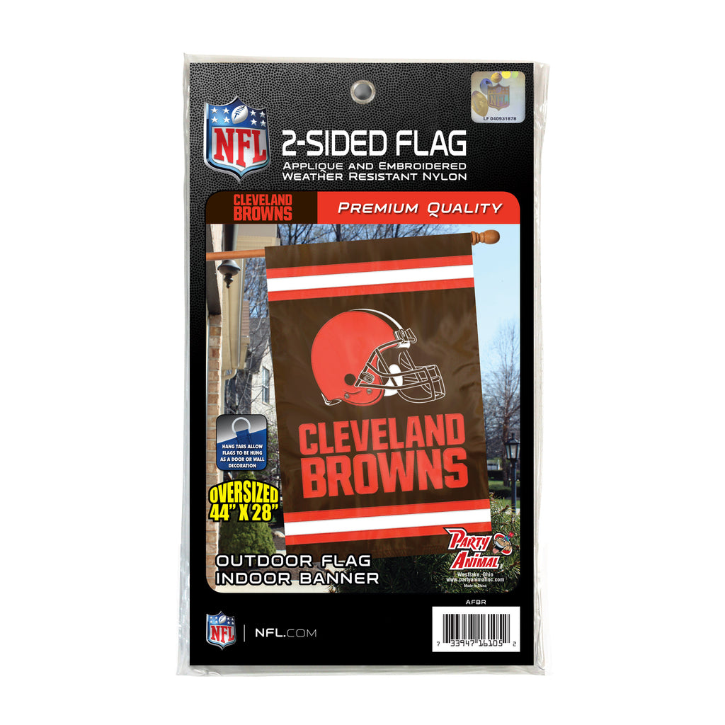Cleveland Browns Applique Banner Flag