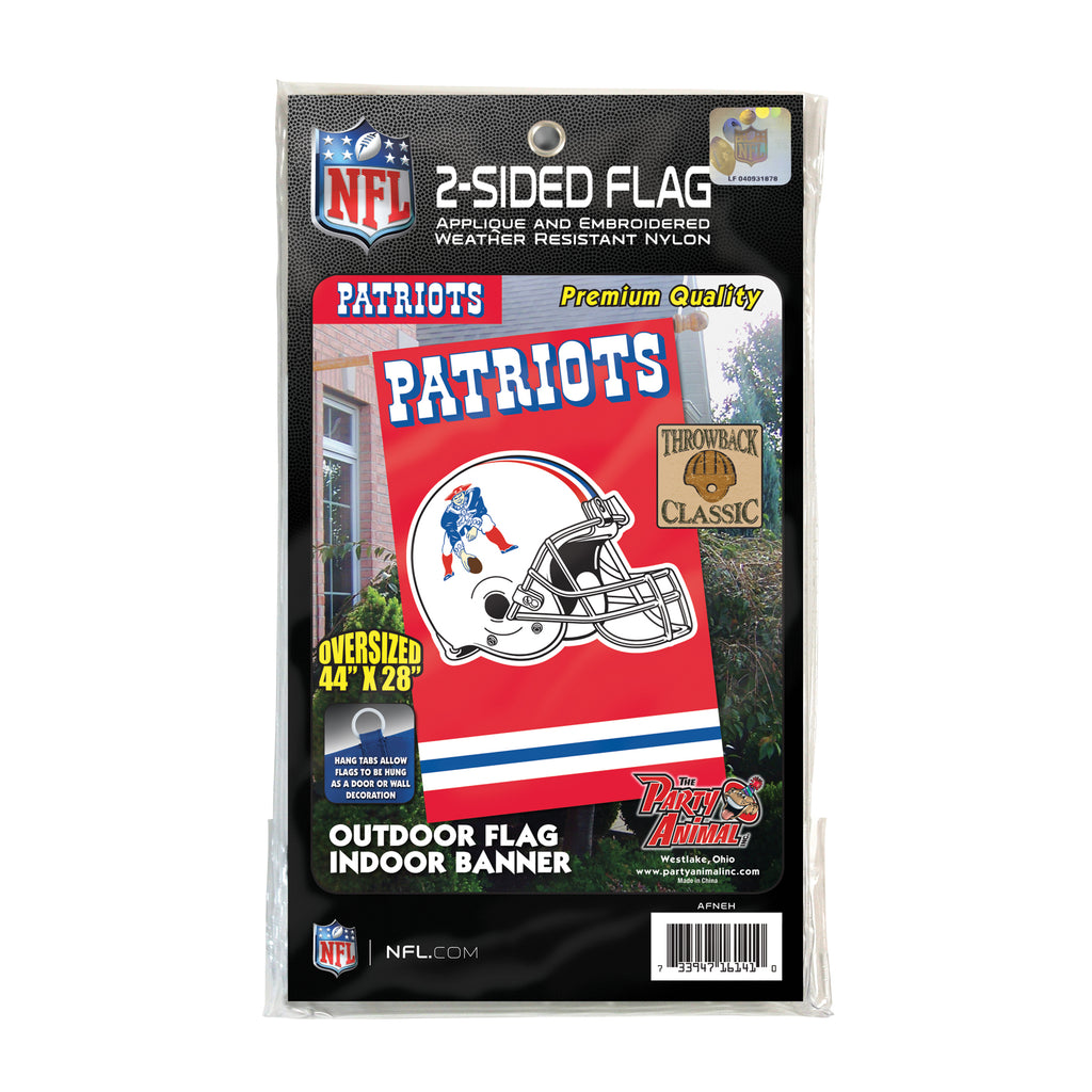 New England Patriots Applique Banner Flag