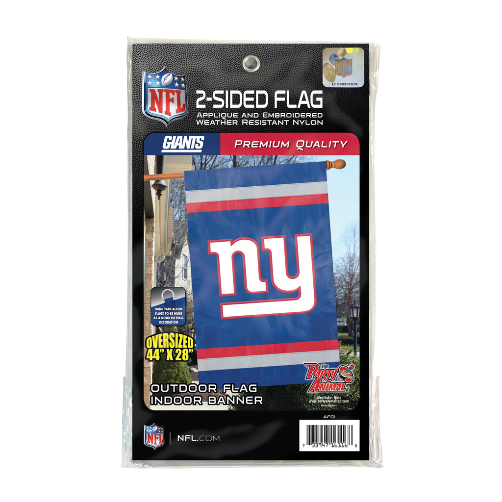 New York Giants Applique Banner Flag