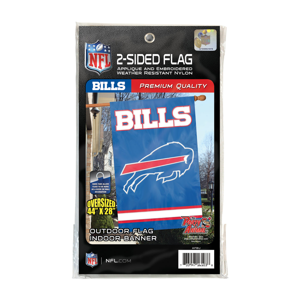 Buffalo Bills Applique Banner Flag