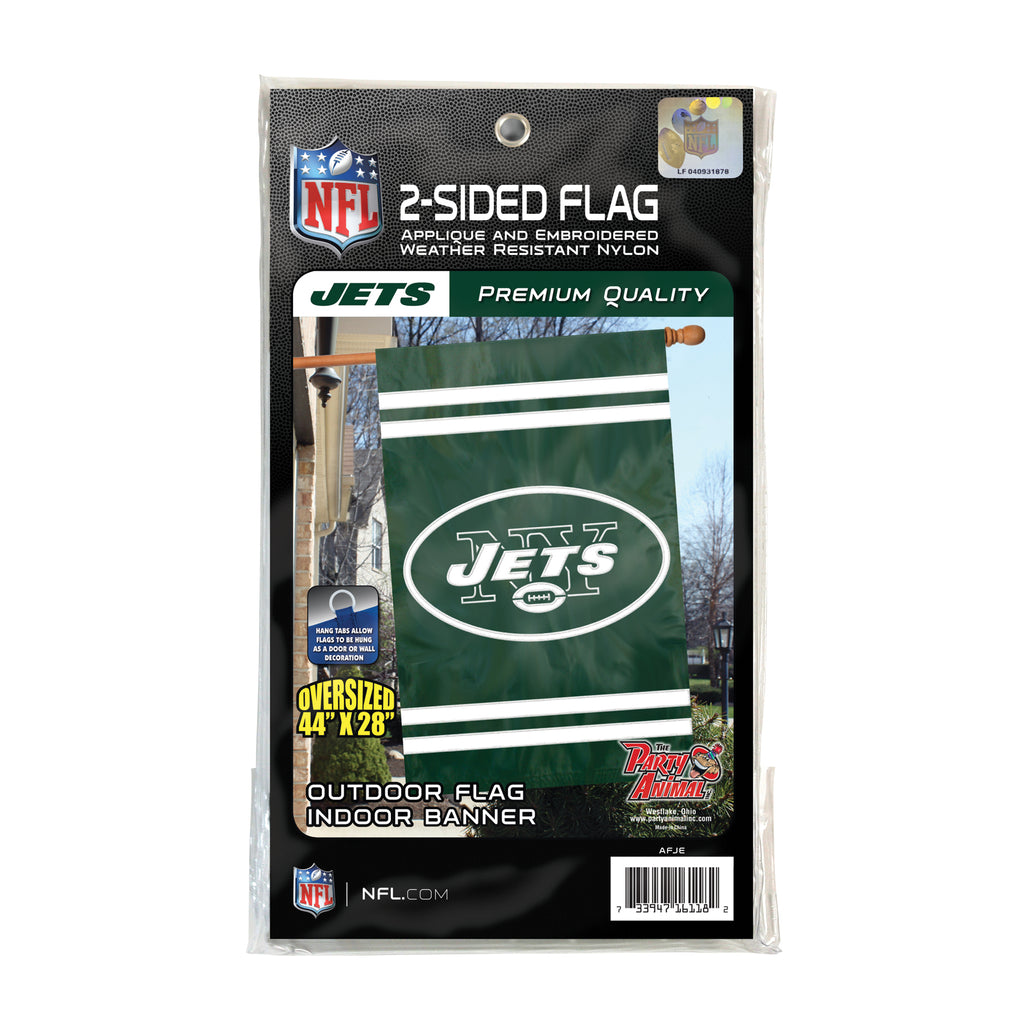 New York Jets Applique Banner Flag