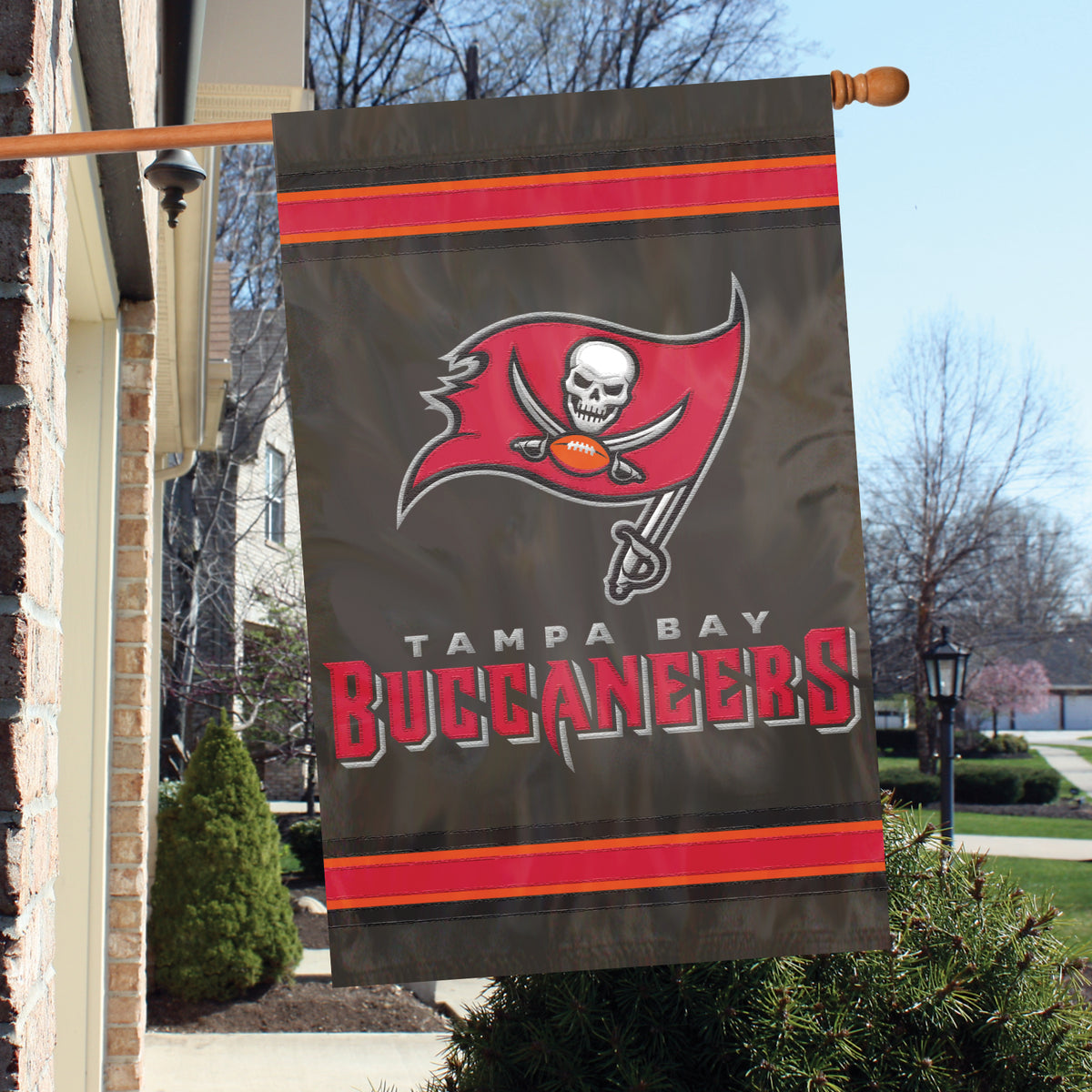 Tampa Bay Buccaneers Applique Banner Flag