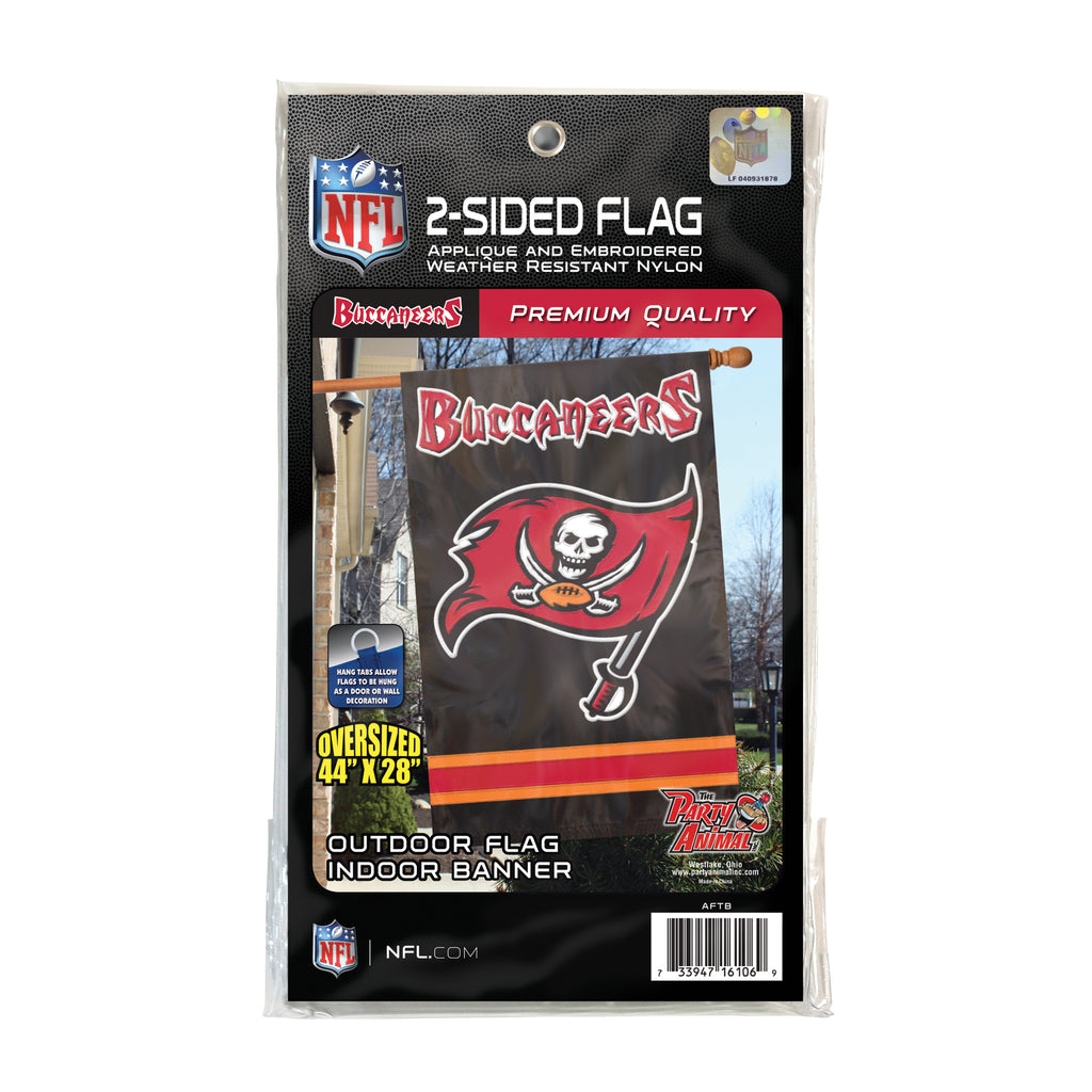 Tampa Bay Buccaneers Applique Banner Flag