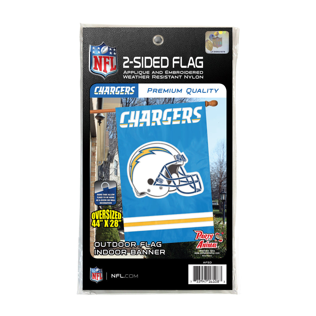 Los Angeles Chargers Applique Banner Flag