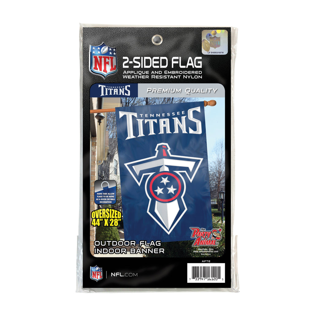 Tennessee Titans Applique Banner Flag