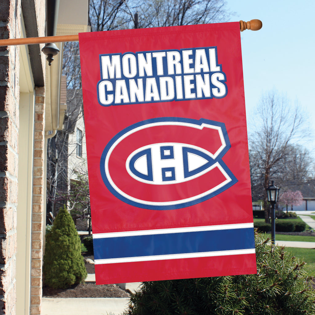 Montreal Canadiens Applique Banner Flag