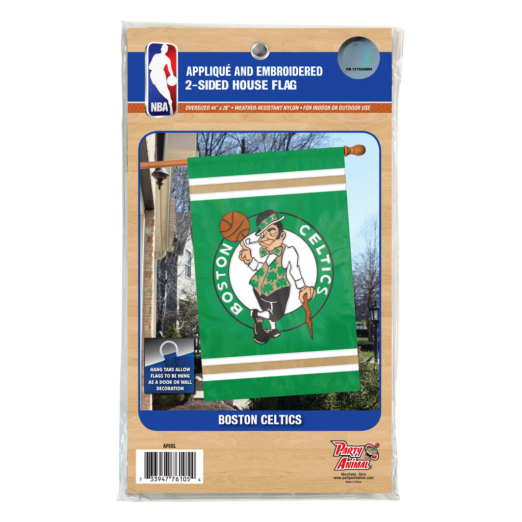 Boston Celtics Applique Banner Flag