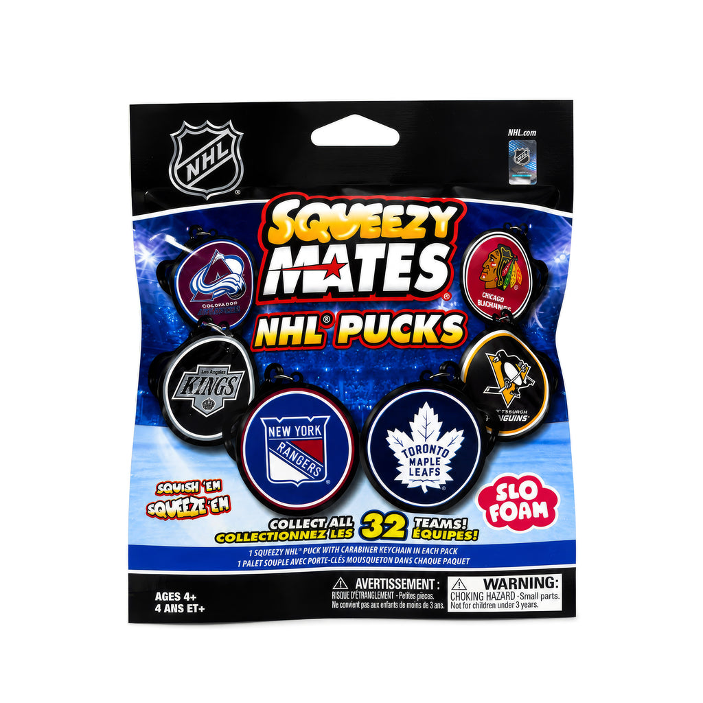 SqueezyMates NHL Pucks Foil Bag 3 Pack - Displays & Multi-Packs