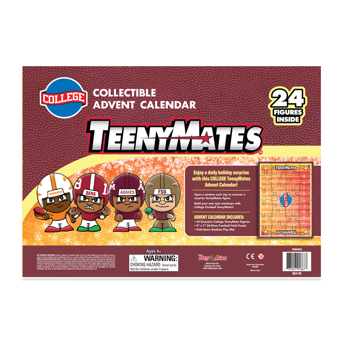 TeenyMates College Advent Calendar 2026