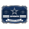 Dallas Cowboys Embossed Metal Sign