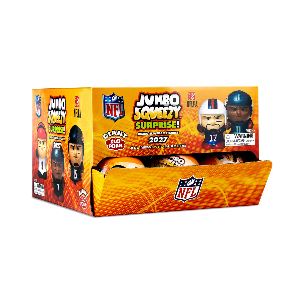NFL Jumbo Squeezy Capsule Display 2027 - 18ct