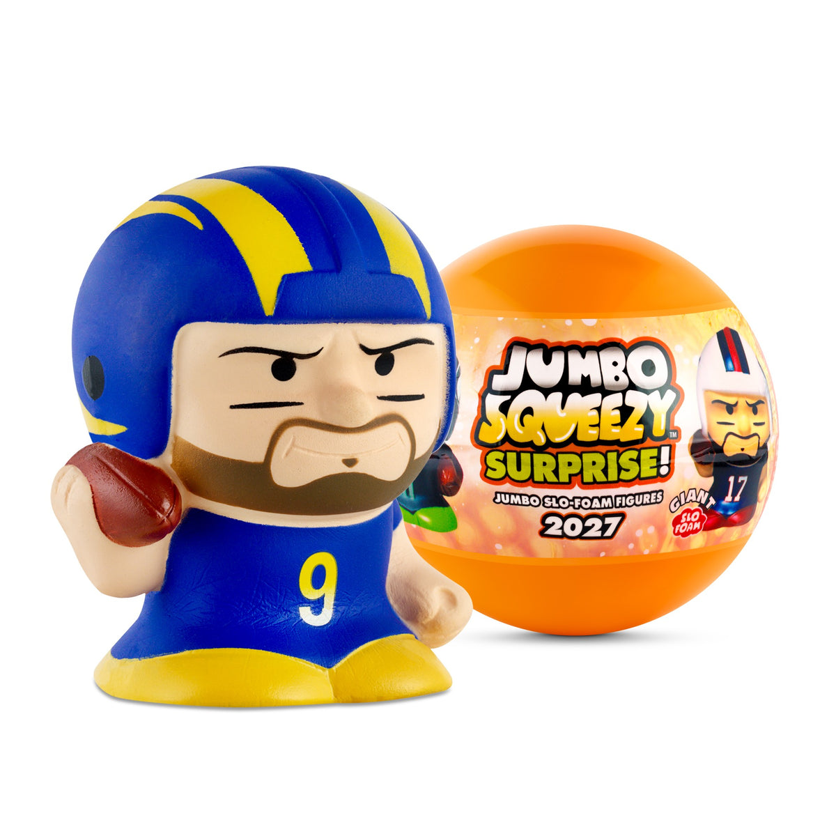 NFL Jumbo Squeezy Capsule Display 2027 - 18ct