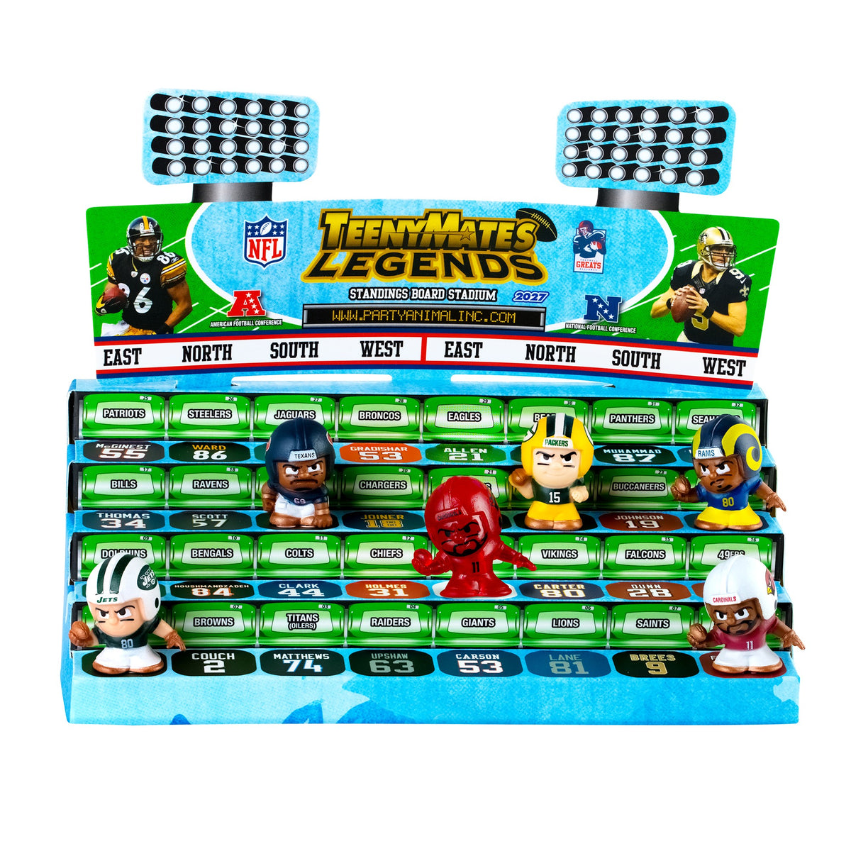 TeenyMates NFL Legends Collector Tin Series 2027
