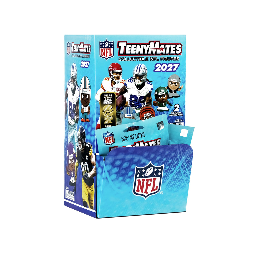 NFL TeenyMates 2027 Gravity Feed Display 32ct