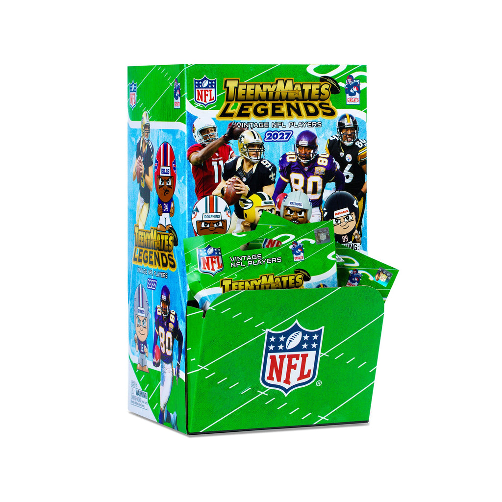 NFL Legends TeenyMates 2027 Gravity Feed Display 32ct