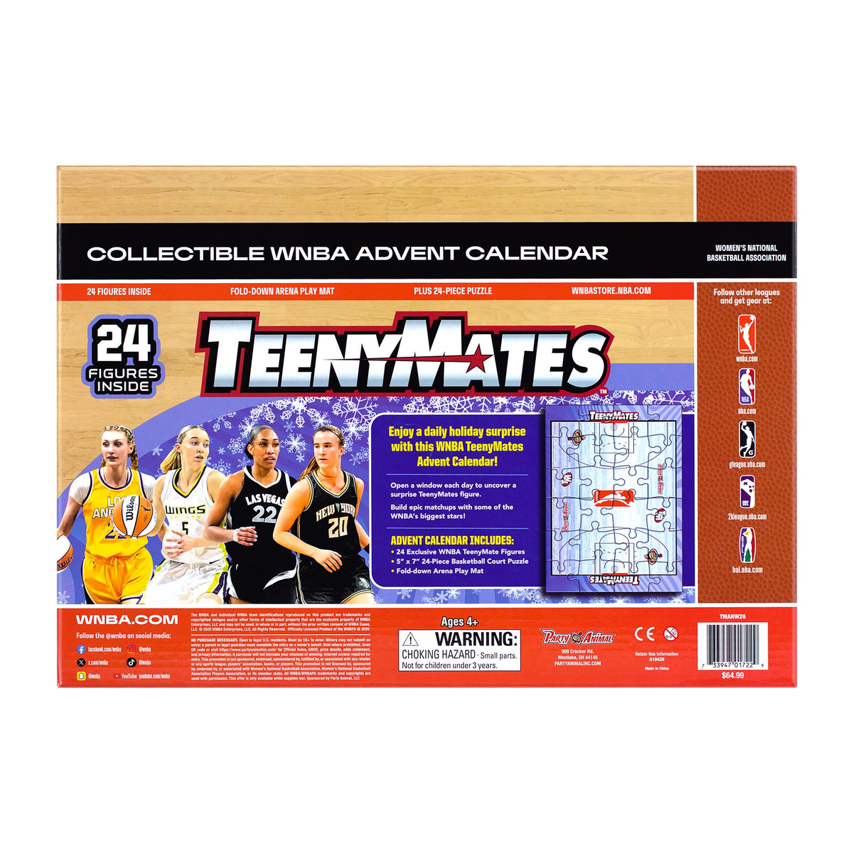 TeenyMates WNBA Advent Calendar 2026
