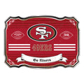 San Francisco 49ers Embossed Metal Sign