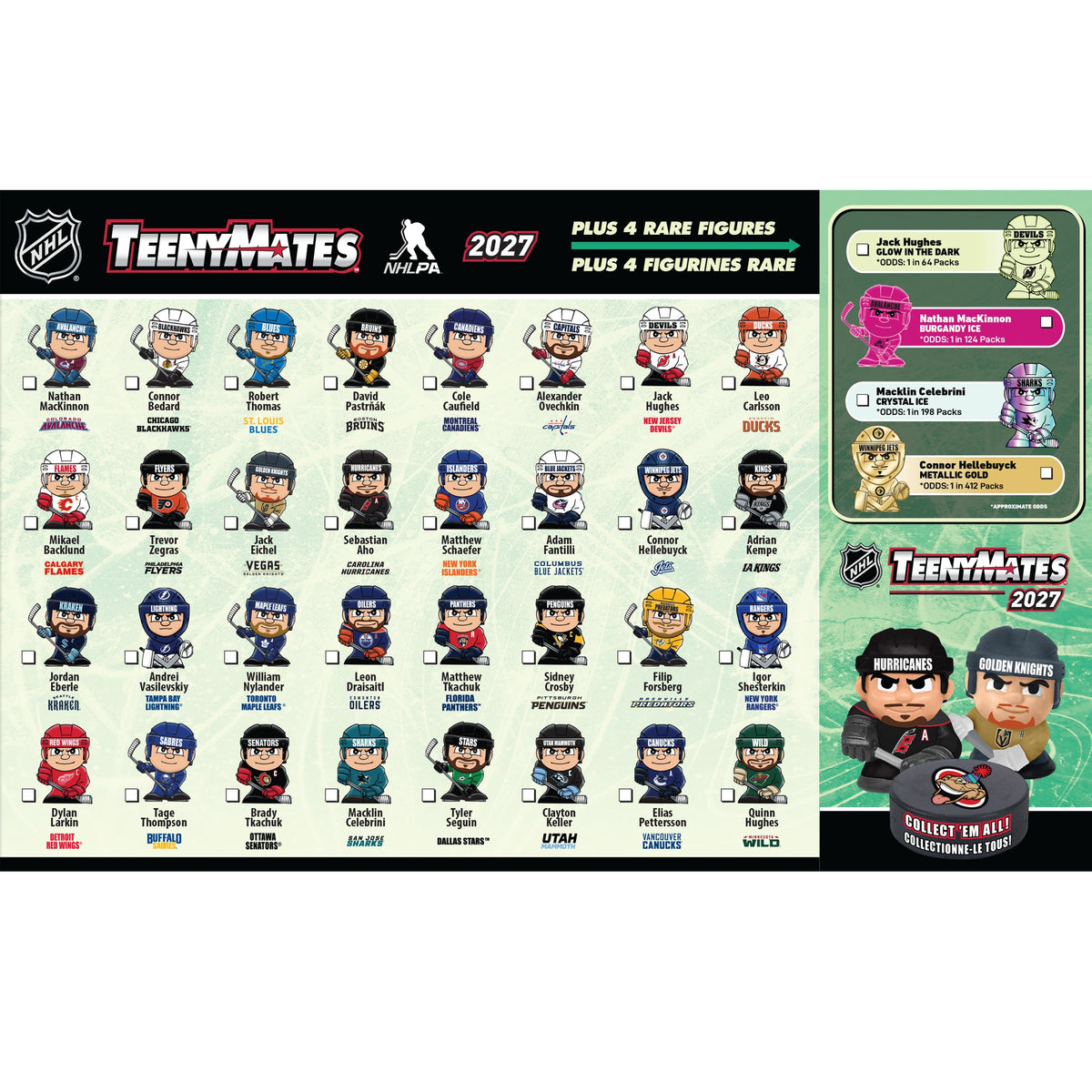 TeenyMates NHL 2027 32-Pack Display Series 13