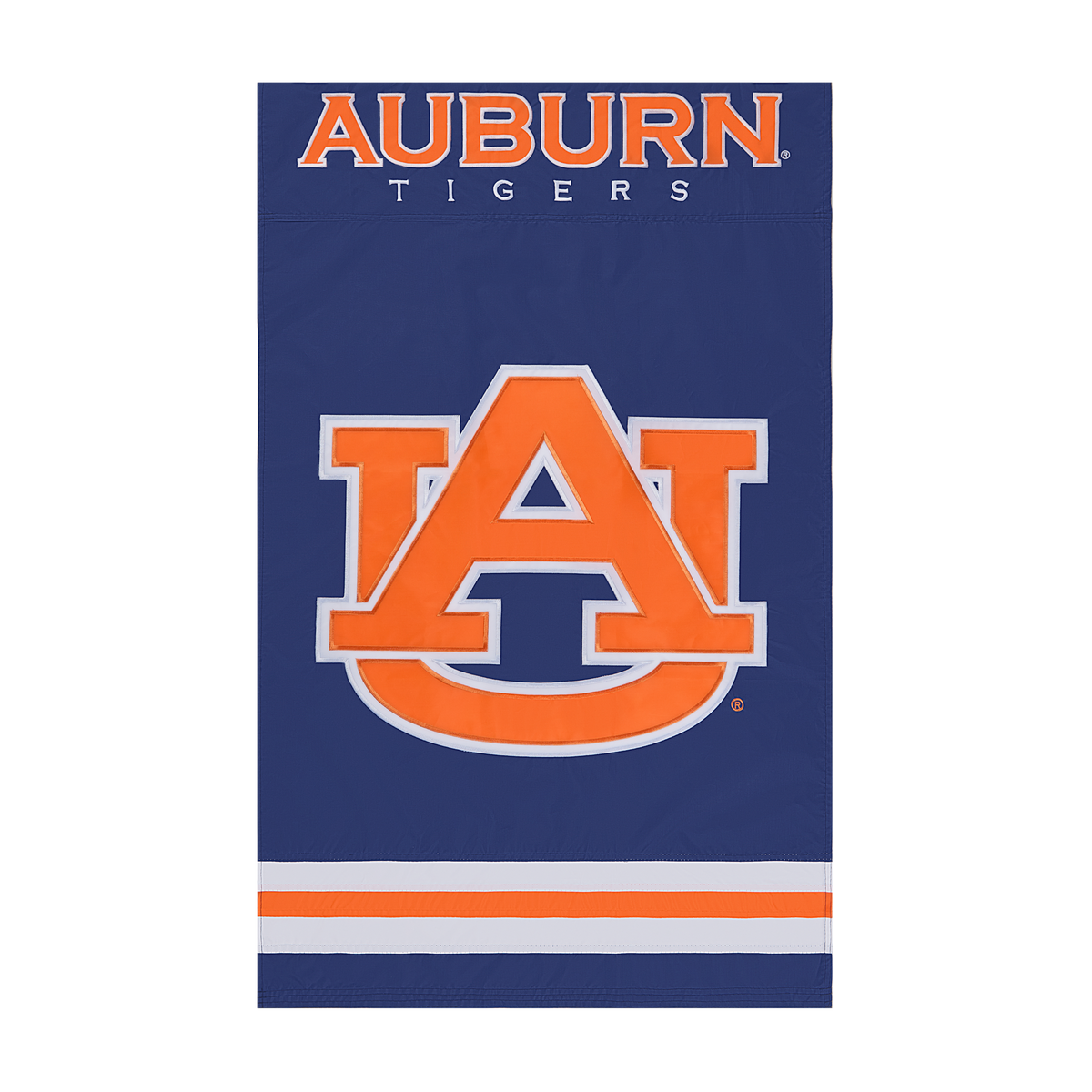 Auburn Tigers Applique Banner Flag