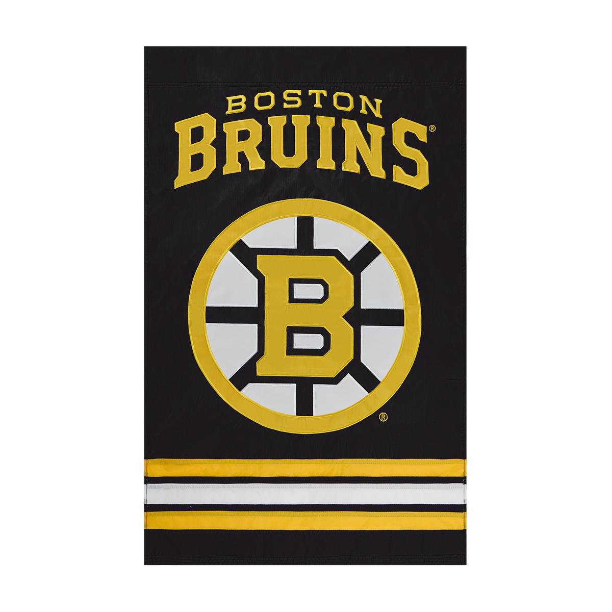 Boston Bruins Applique Banner Flag