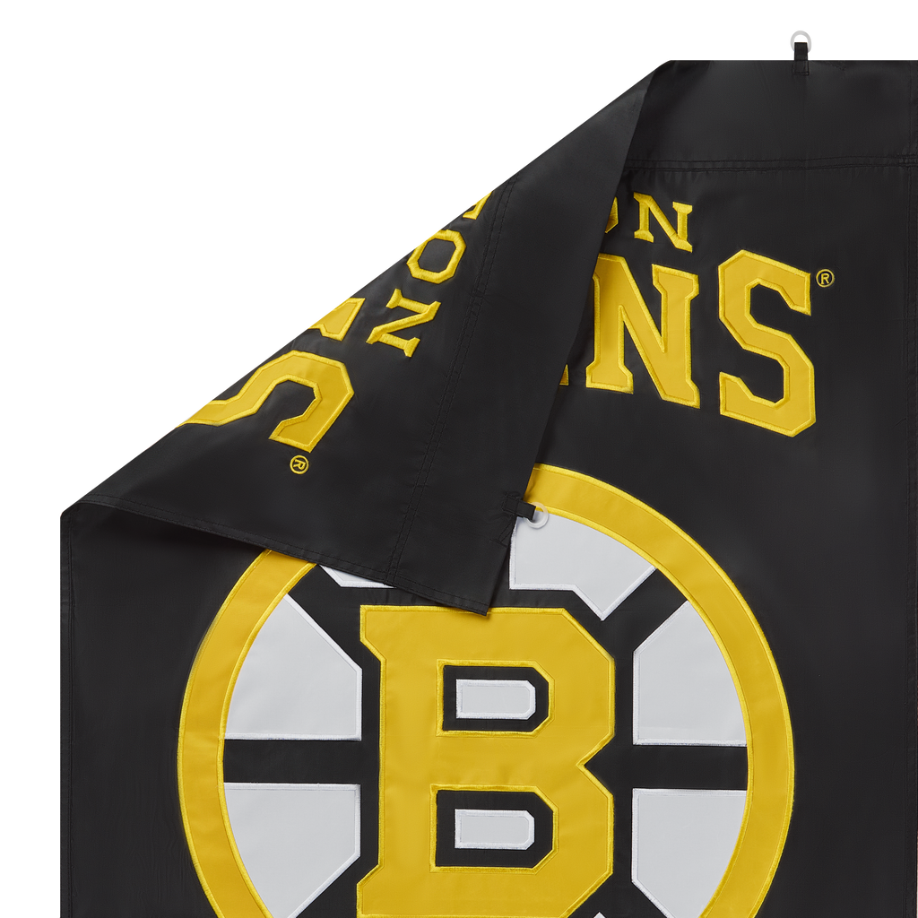 Boston Bruins Applique Banner Flag