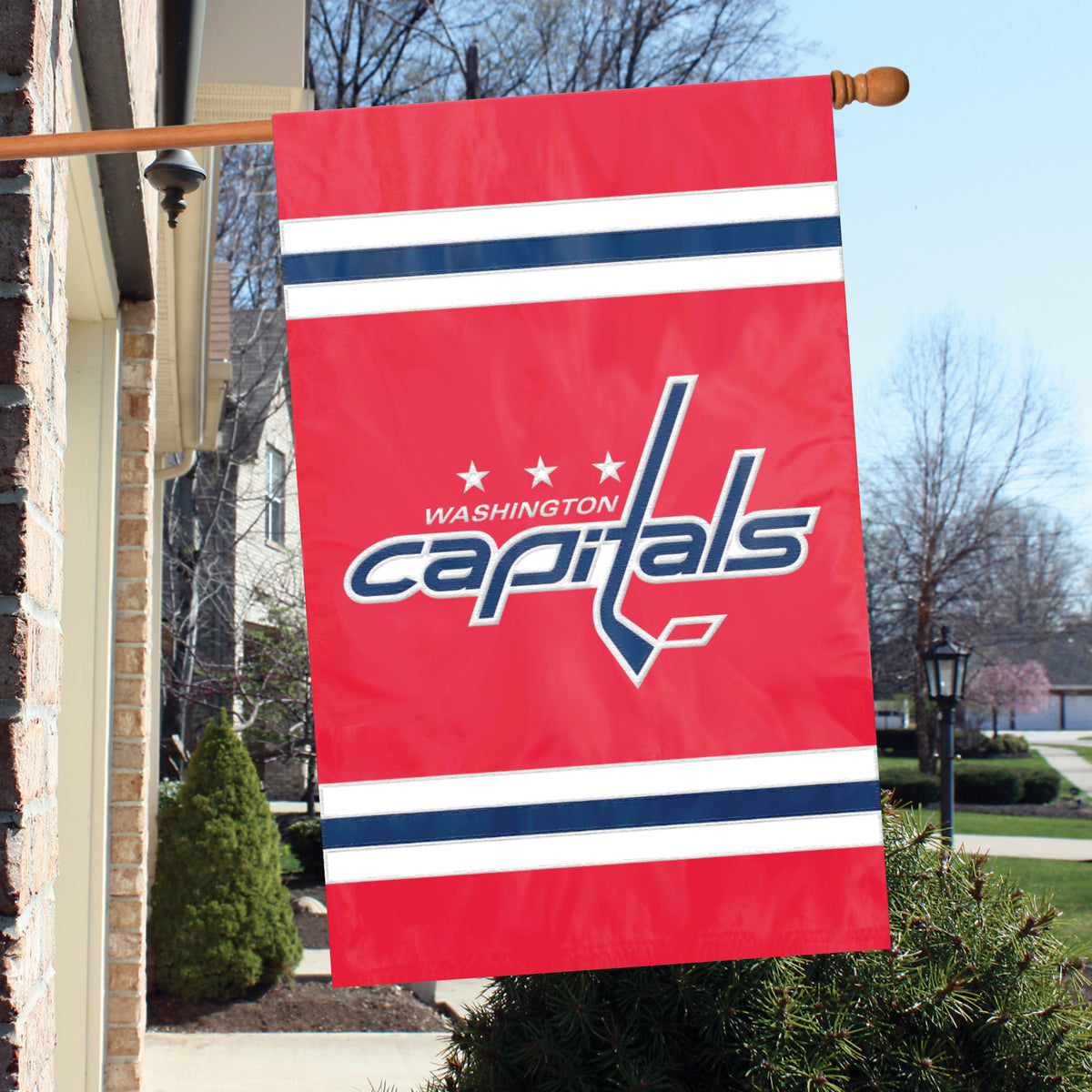 Washington Capitals Applique Banner Flag