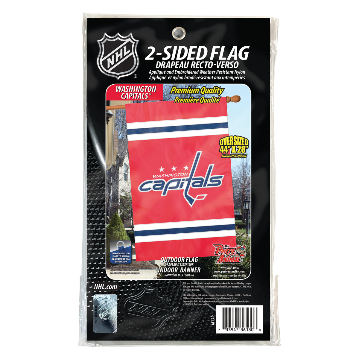 Washington Capitals Applique Banner Flag