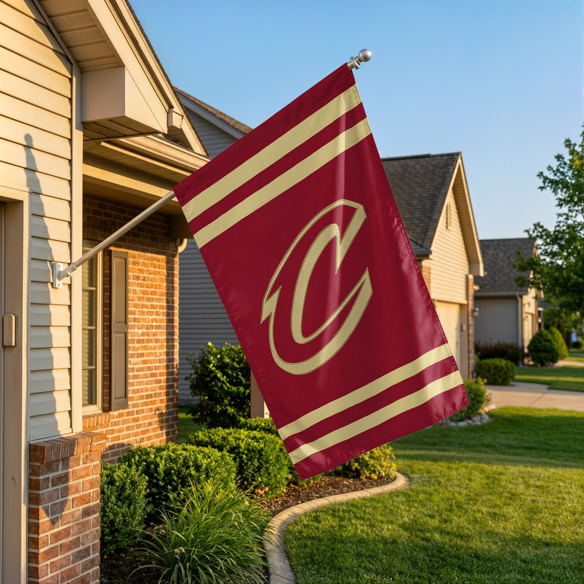 Cleveland Cavaliers Applique Banner Flag