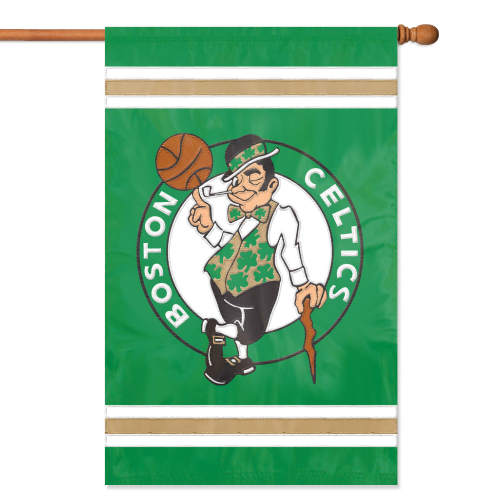 Boston Celtics Applique Banner Flag