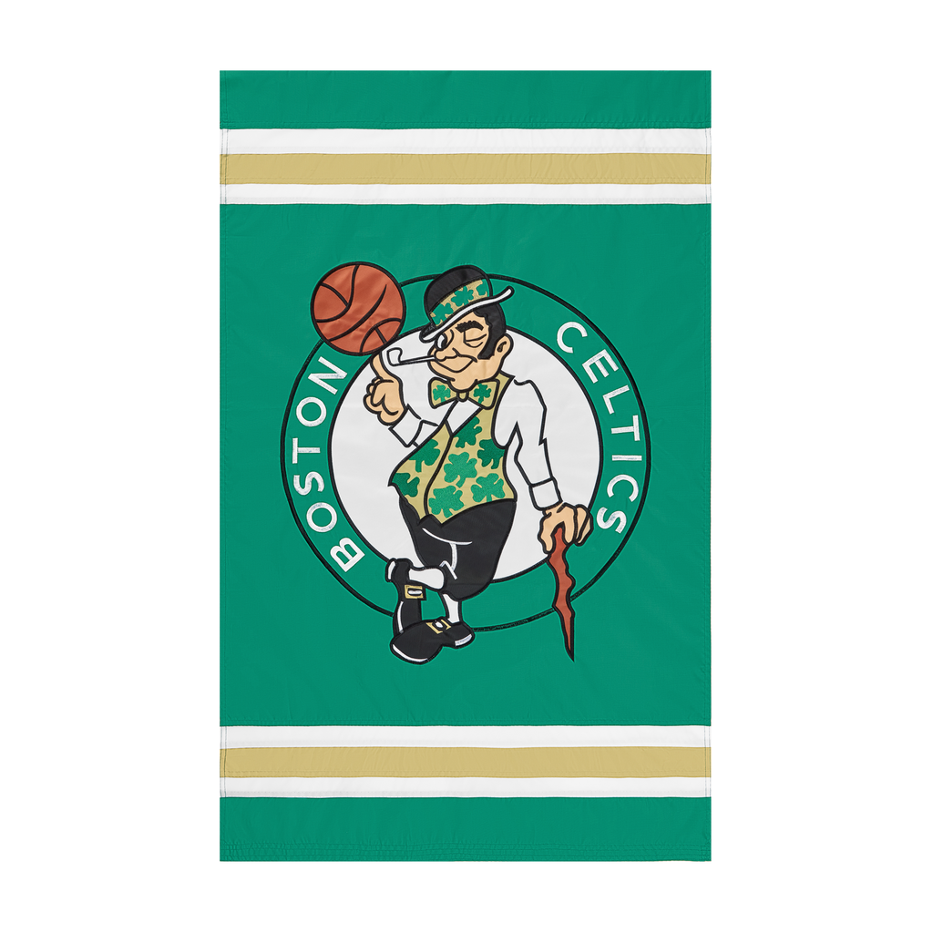 Boston Celtics Applique Banner Flag