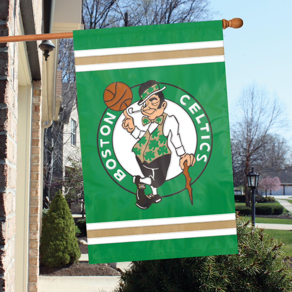 Boston Celtics Applique Banner Flag