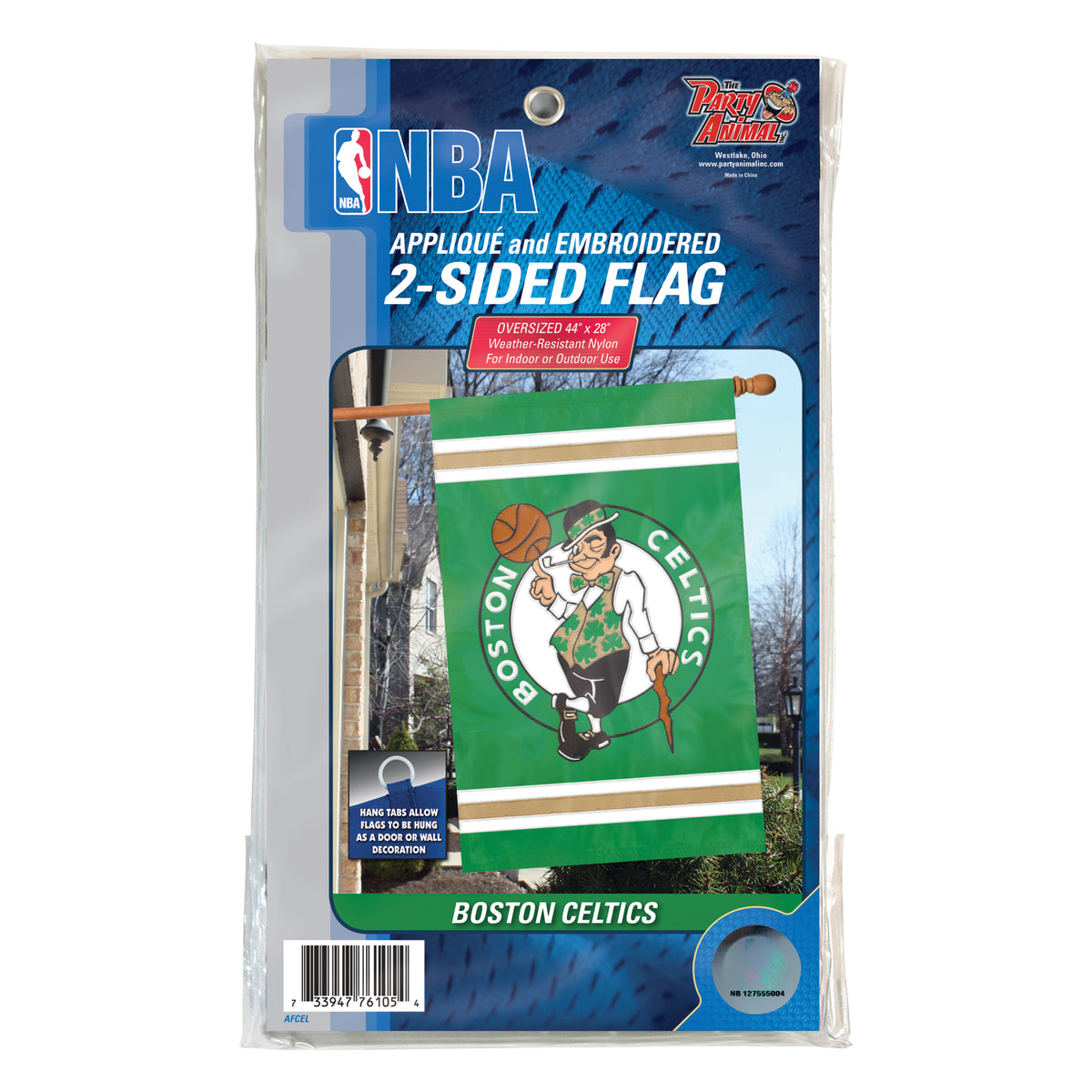 Boston Celtics Applique Banner Flag