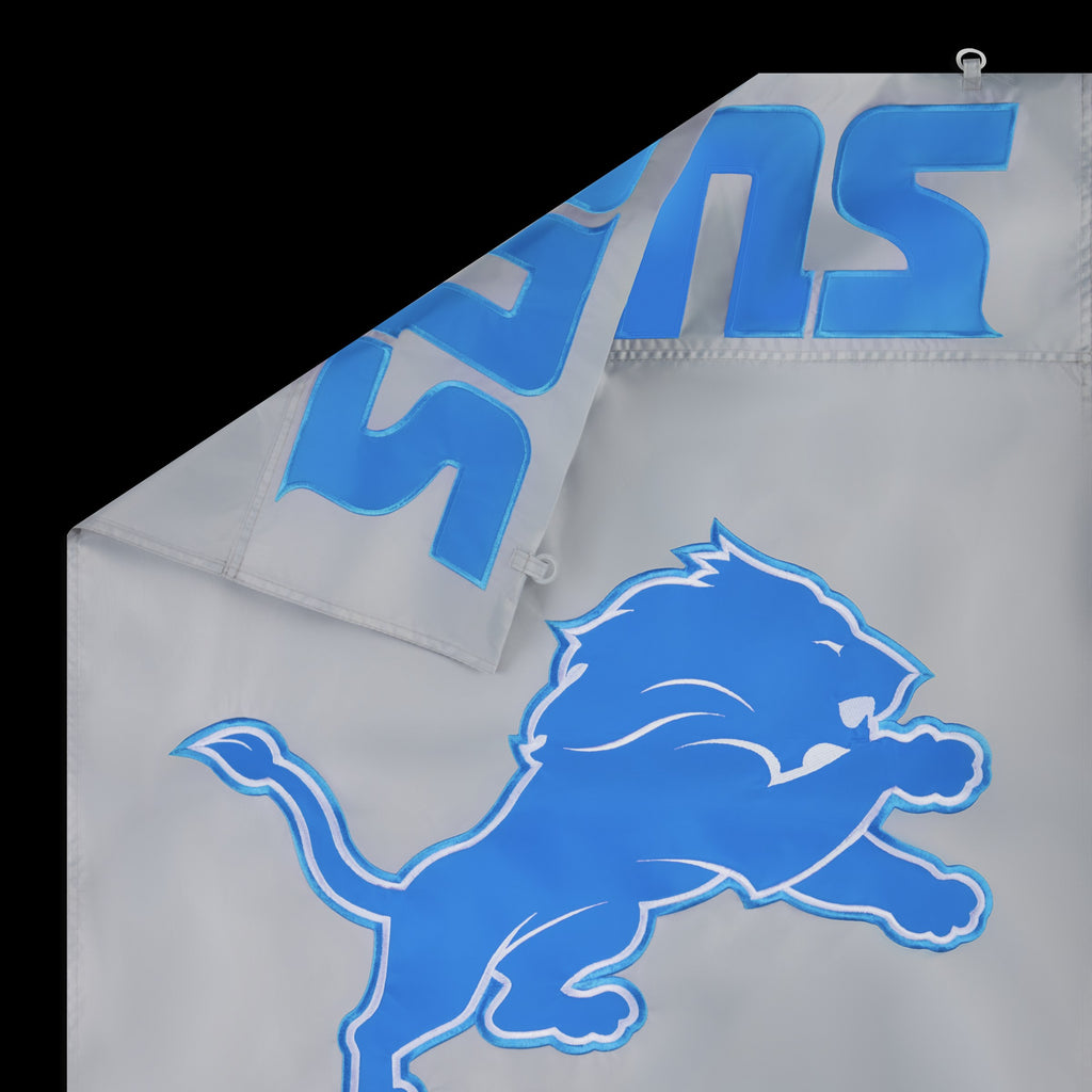 Detroit Lions Applique Banner Flag