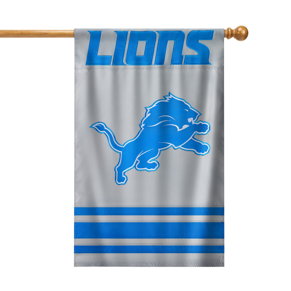 Detroit Lions Applique Banner Flag