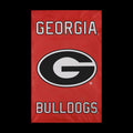 Georgia Bulldogs Applique Banner Flag