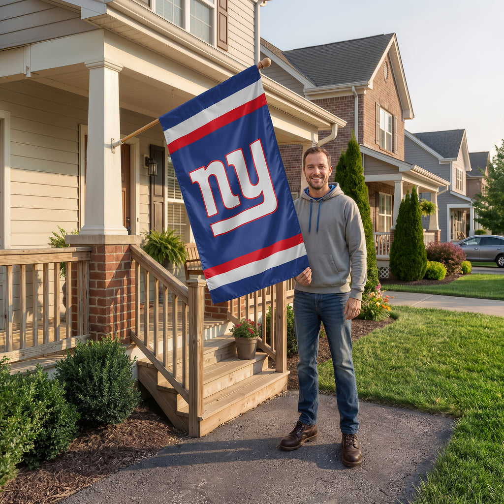 New York Giants Applique Banner Flag