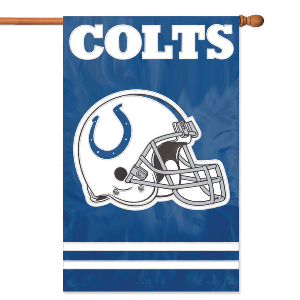 Indianapolis Colts Applique Banner Flag