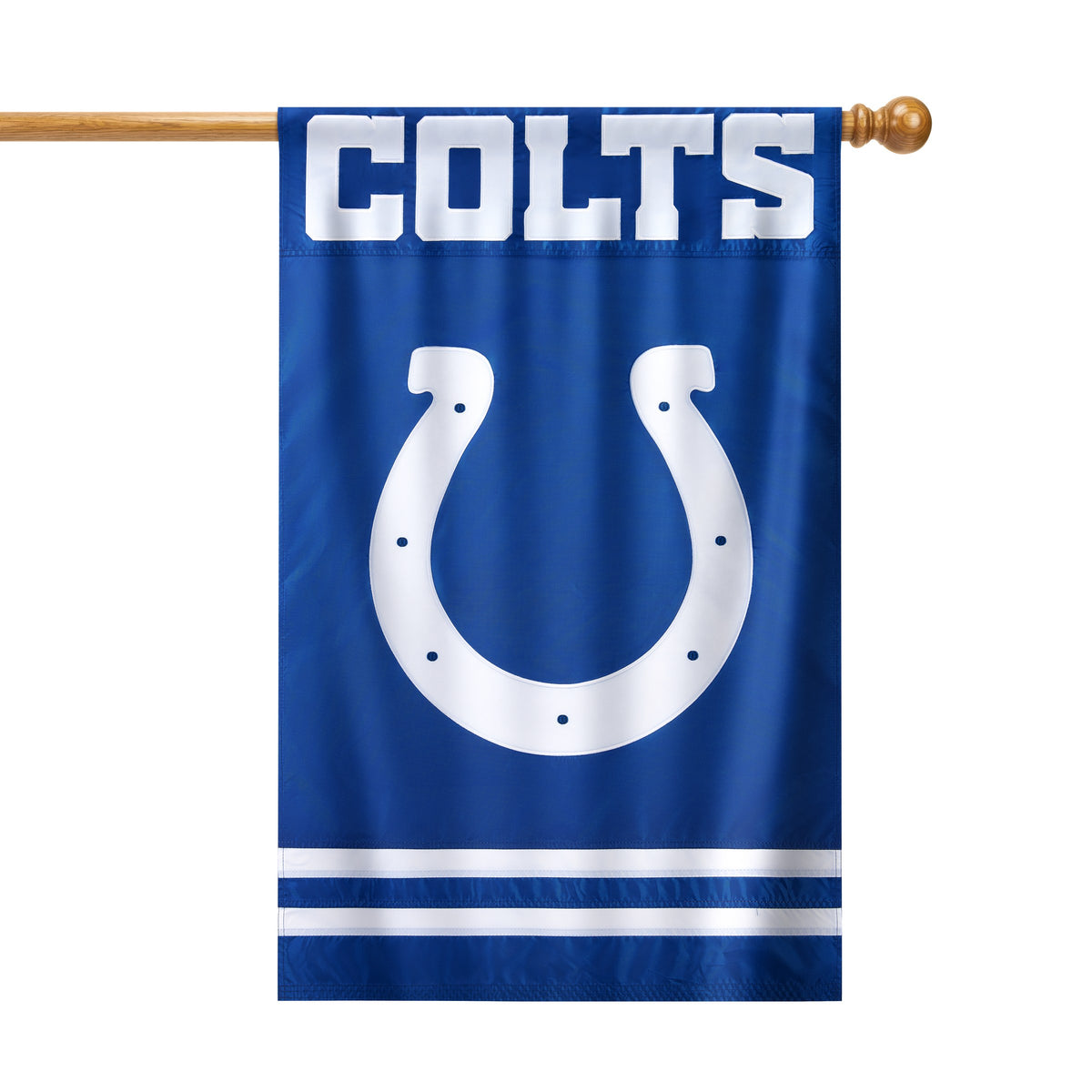 Indianapolis Colts Applique Banner Flag