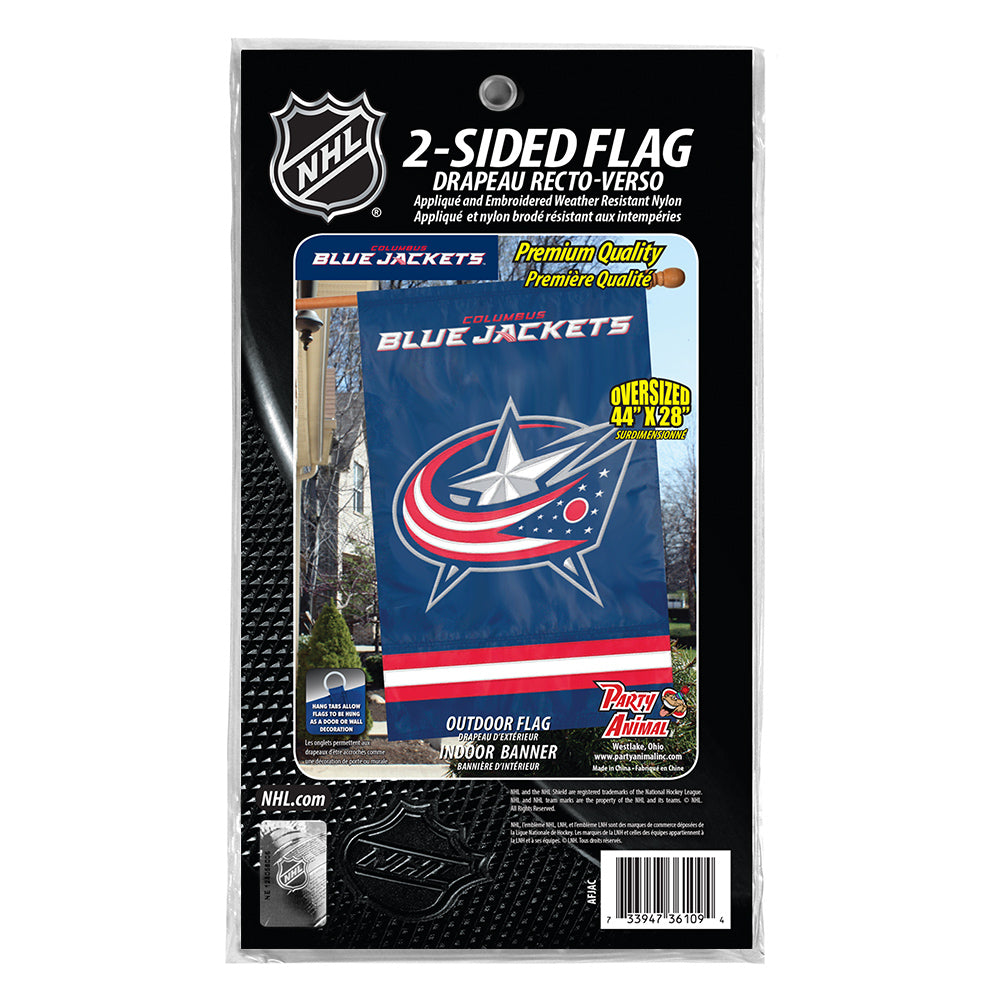 Columbus Blue Jackets Applique Banner Flag
