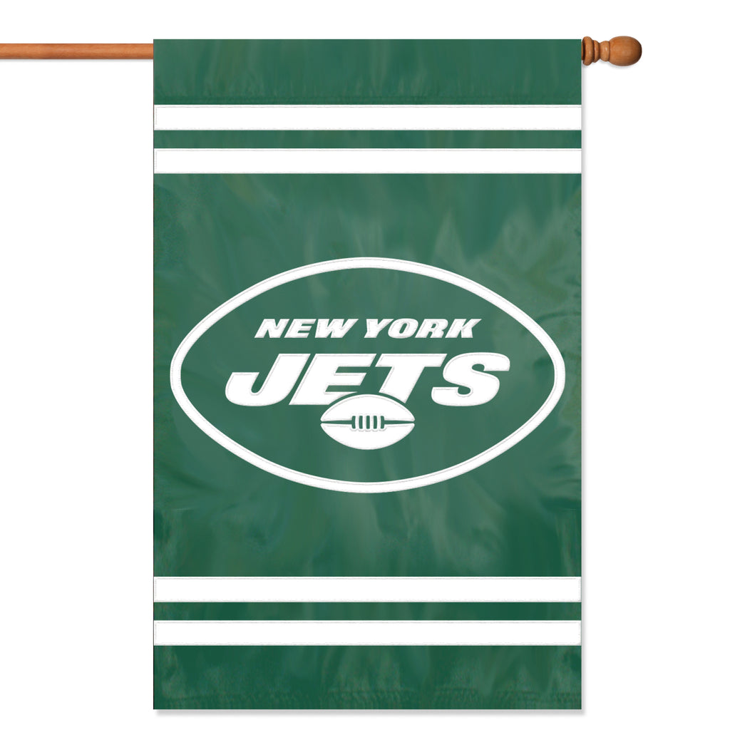 New York Jets Applique Banner Flag