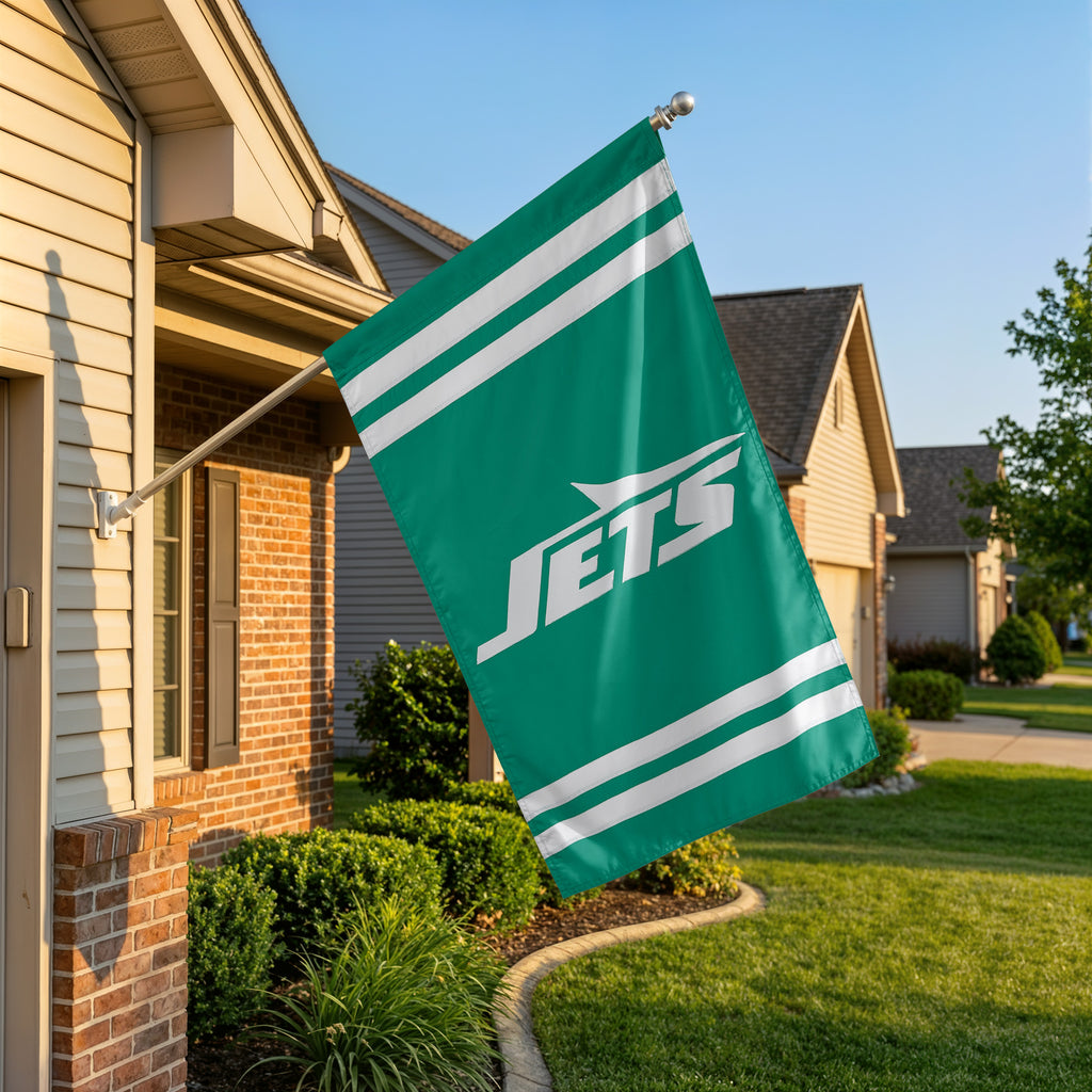 New York Jets Applique Banner Flag