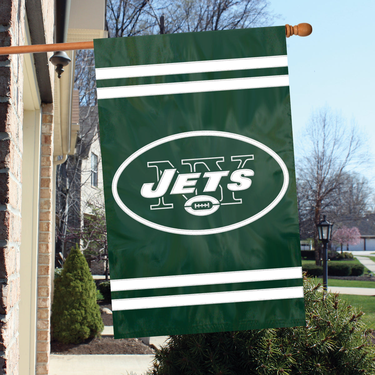 New York Jets Applique Banner Flag