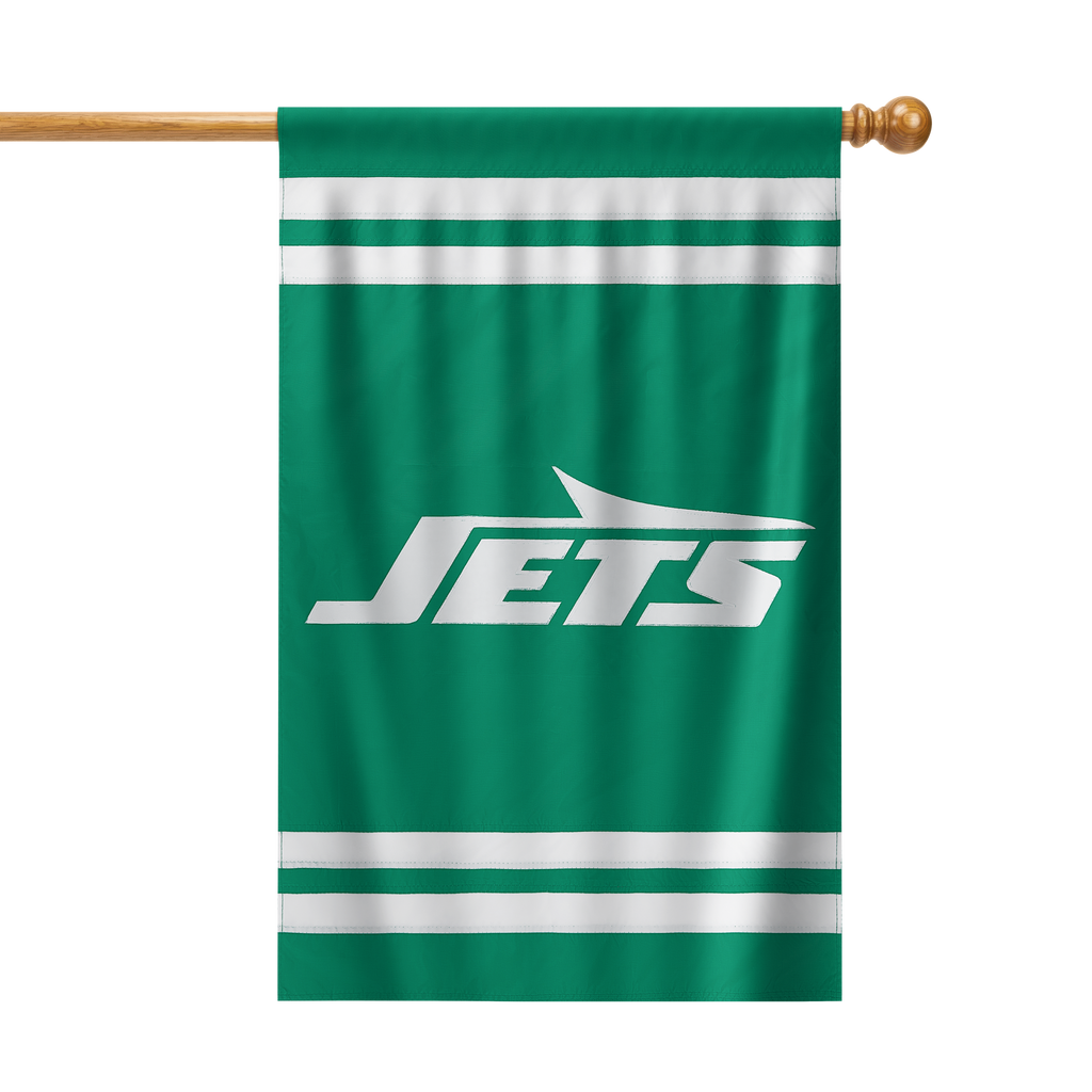 New York Jets Applique Banner Flag