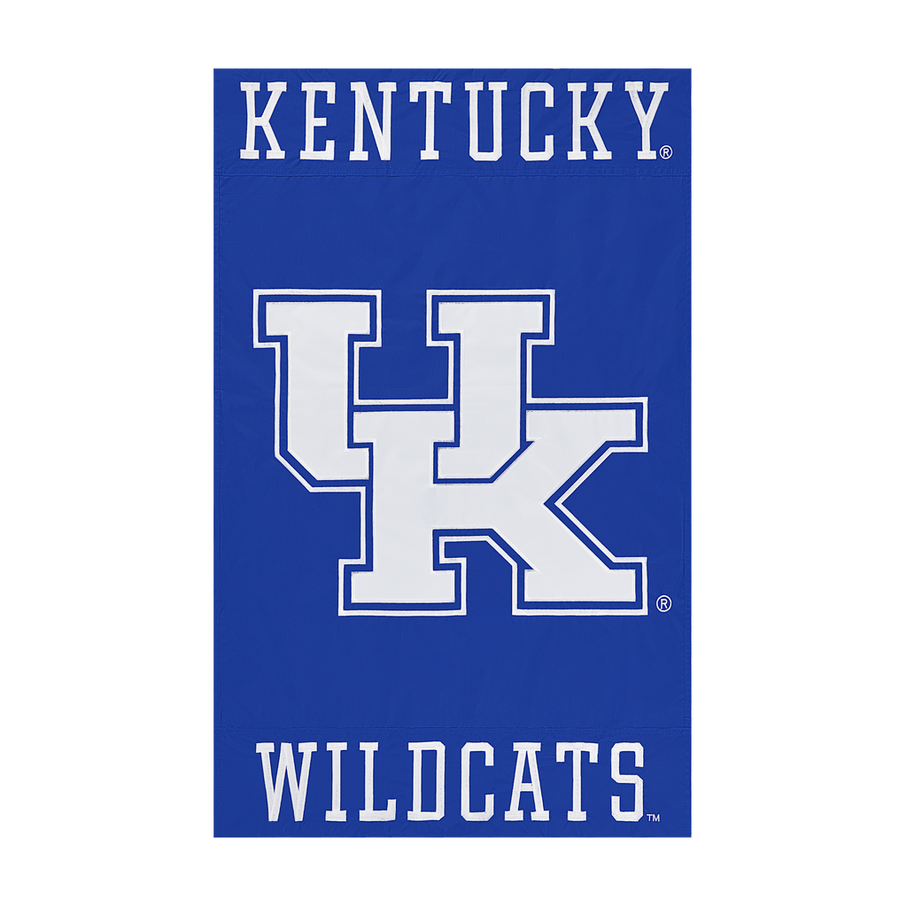 Kentucky Wildcats Applique Banner Flag