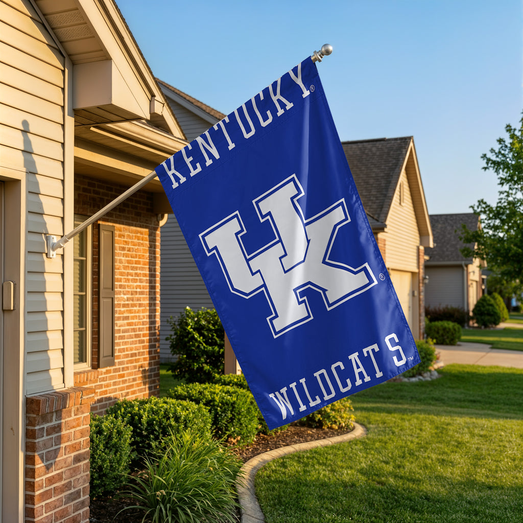 Kentucky Wildcats Applique Banner Flag