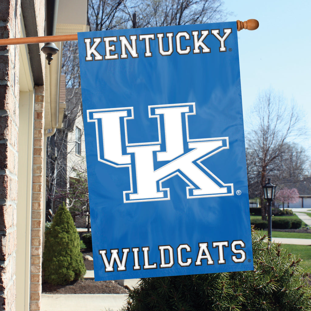 Kentucky Wildcats Applique Banner Flag