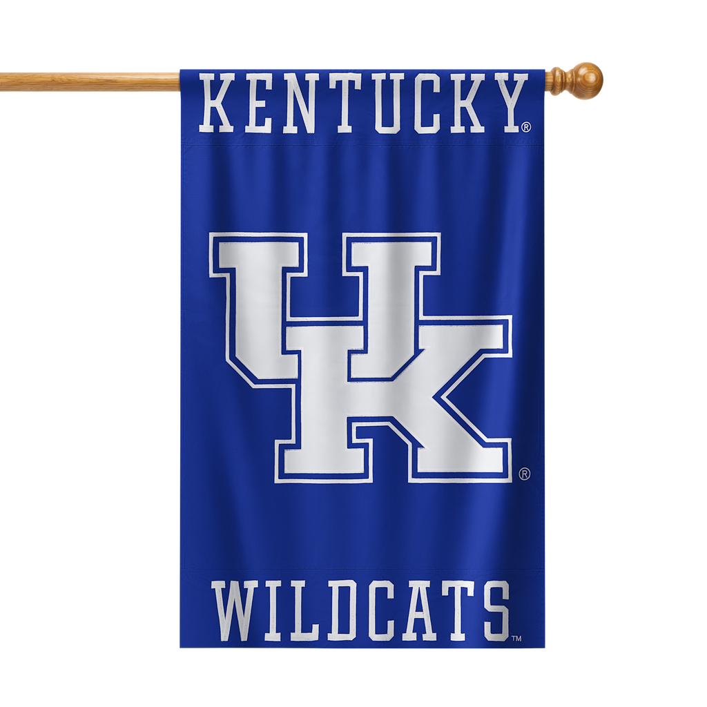 Kentucky Wildcats Applique Banner Flag