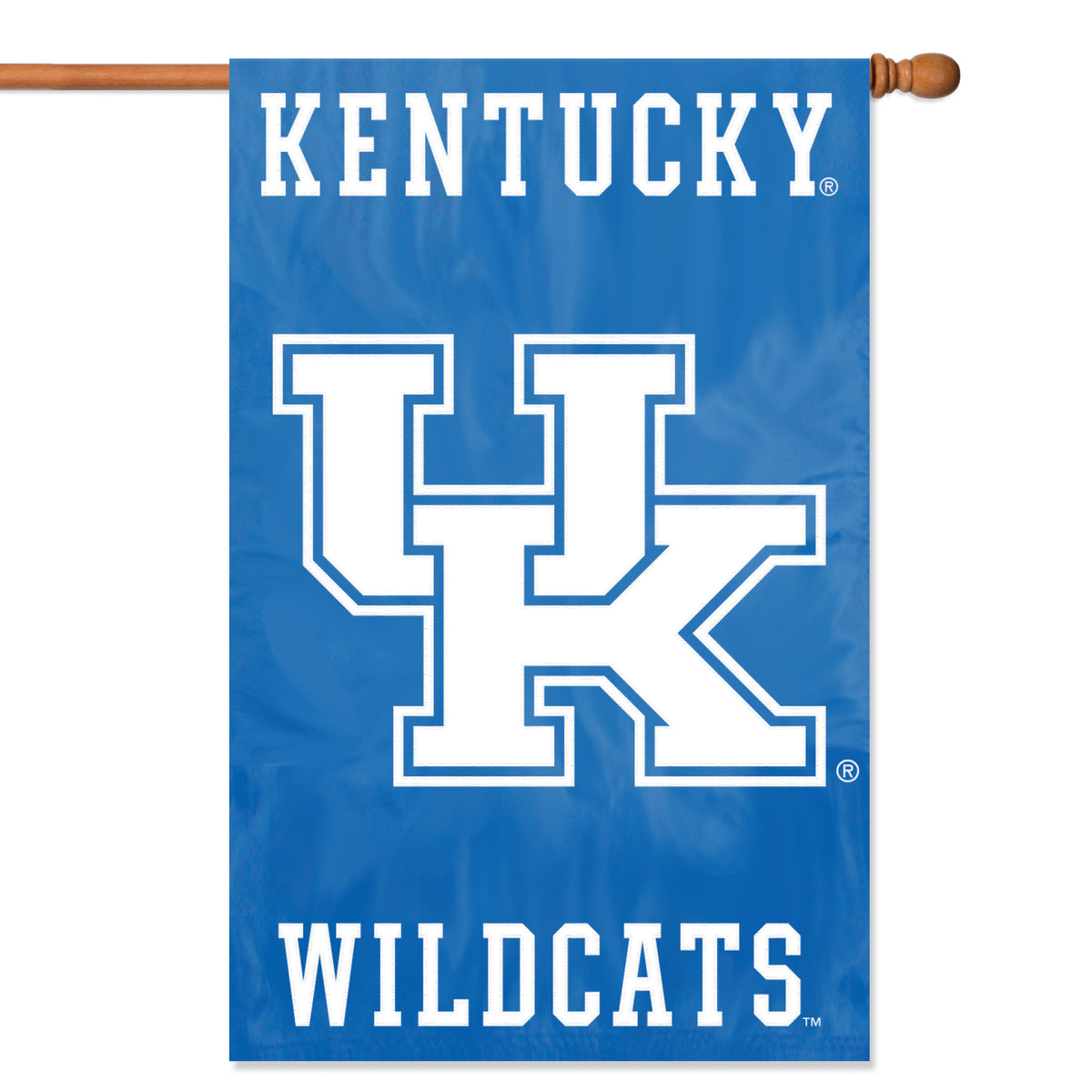 Kentucky Wildcats Applique Banner Flag