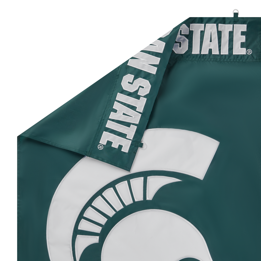 Michigan State Spartans Applique Banner Flag